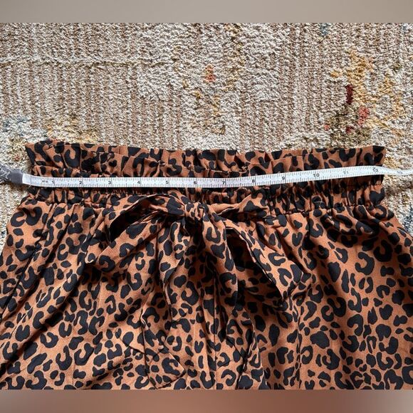 Sienna Sky Brown Leopard Print Pants - Picture 4 of 6
